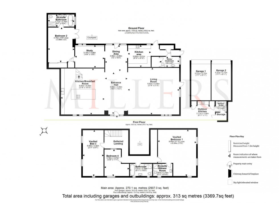 Floorplan for Abridge Road, Abridge