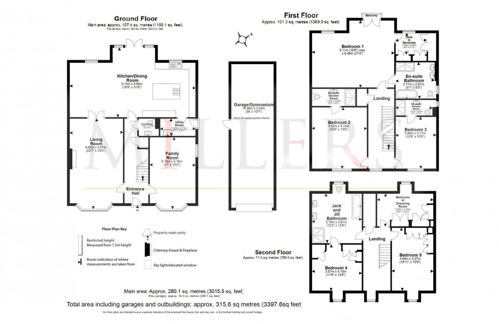 Floorplan for Kings Wood Park, Epping