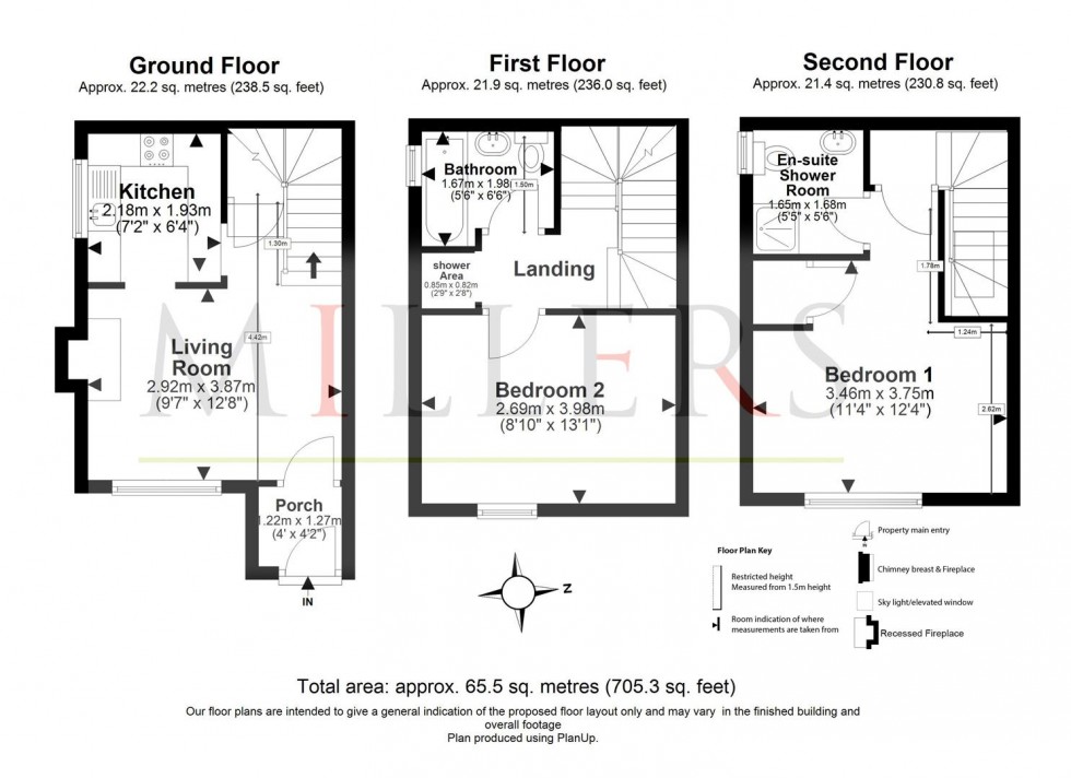 Floorplan for Hampden Close, North Weald