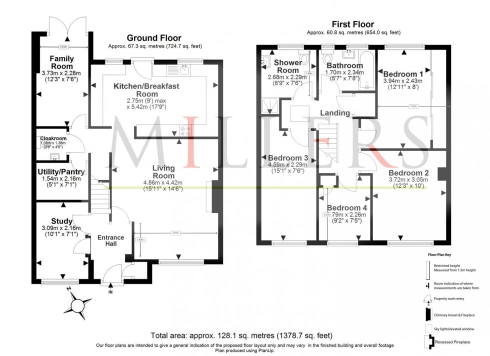 Floorplan for George Avey Croft, North Weald.