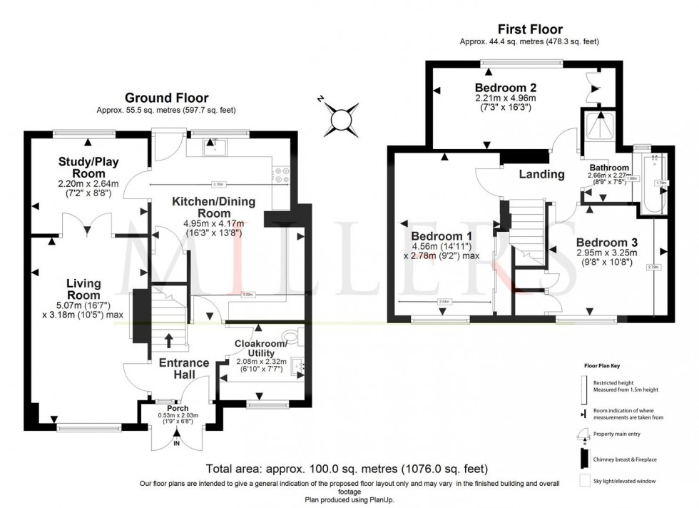 Floorplan for Beaconfield Way, Epping