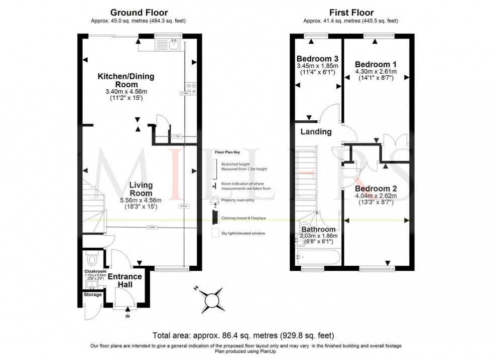 Floorplan for Highfield Green, Epping