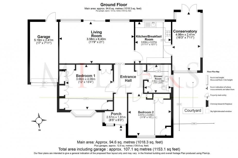 Floorplan for The Orchards, Epping