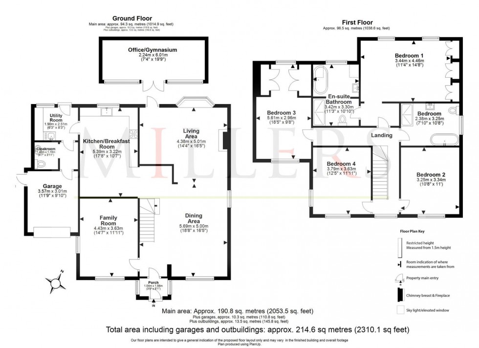 Floorplan for Thornwood Road, Epping