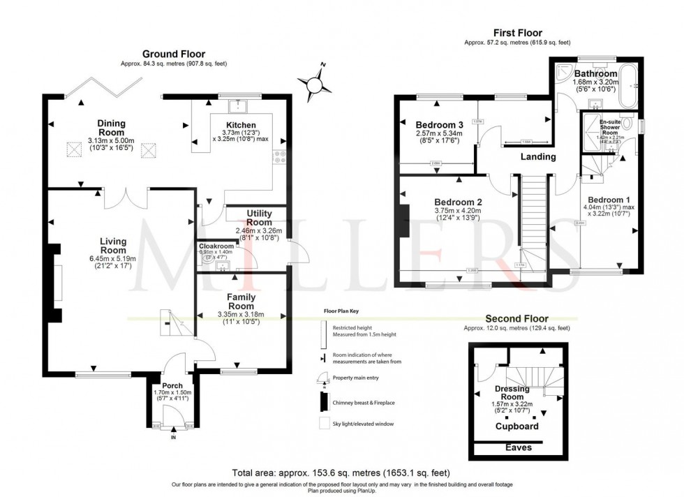 Floorplan for Tysea Hill, Stapleford Abbotts.