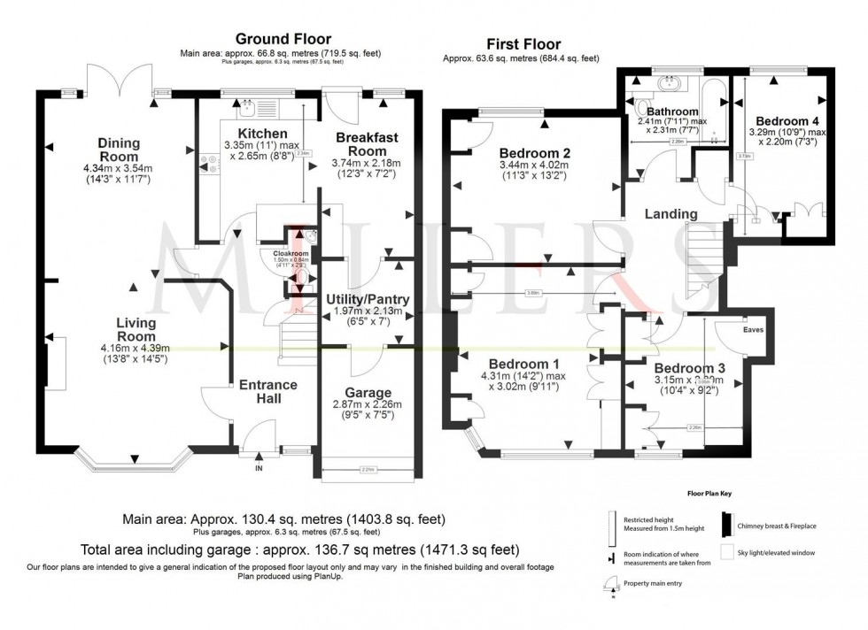 Floorplan for Coolgardie Avenue, Chigwell