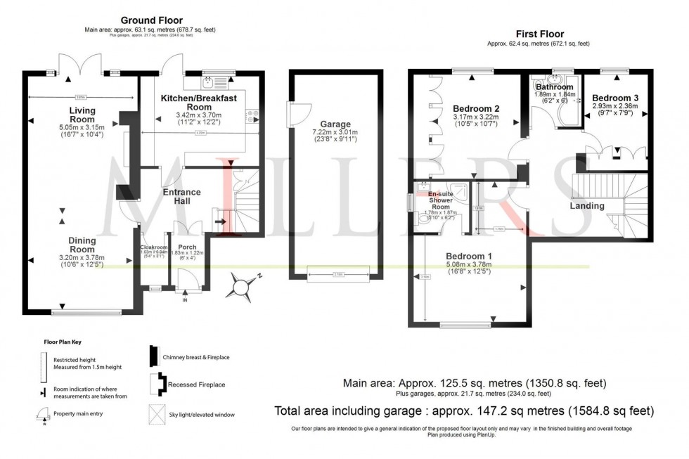 Floorplan for Beulah Road, Epping