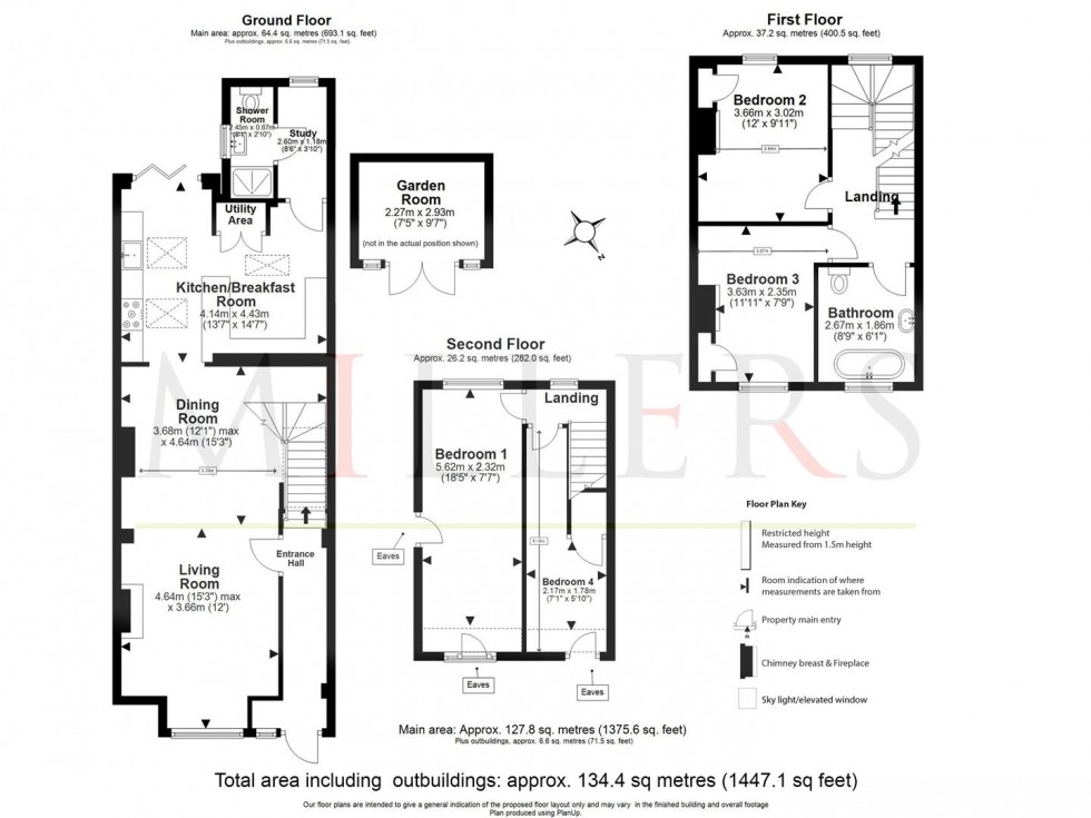 Floorplan for St Johns Road, Epping