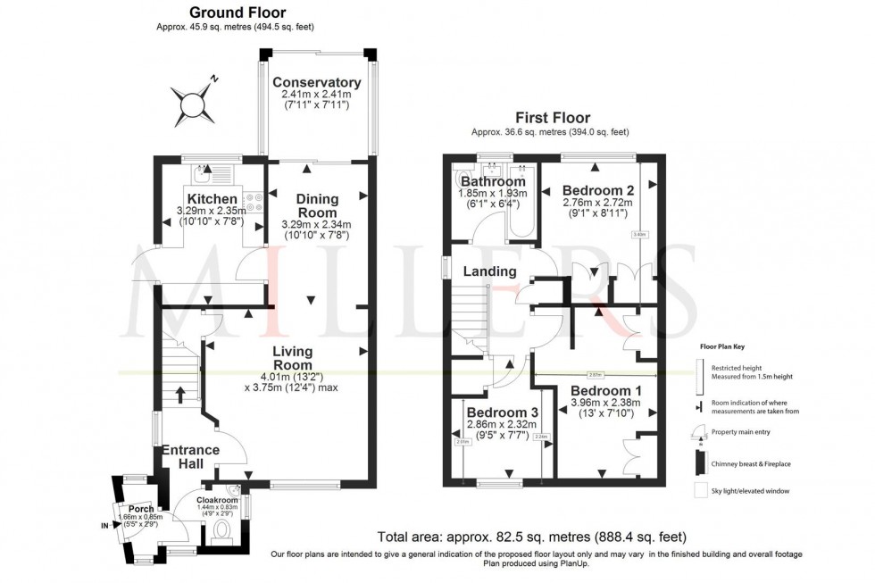 Floorplan for St. Johns Road, Epping