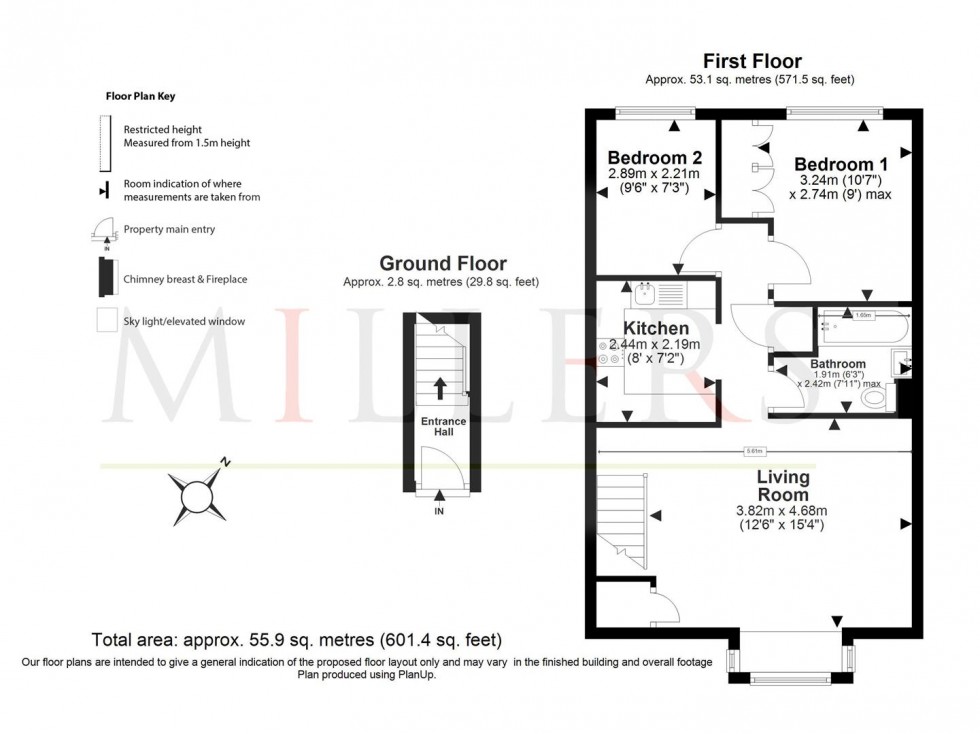 Floorplan for Wellington Road, North Weald