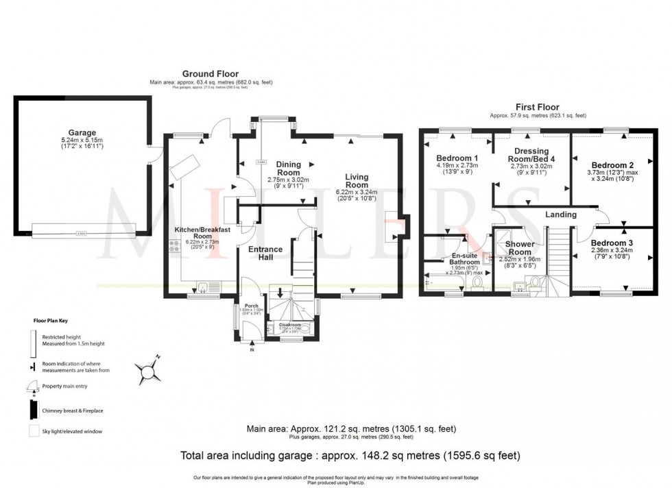 Floorplan for Chevely Close, Coopersale