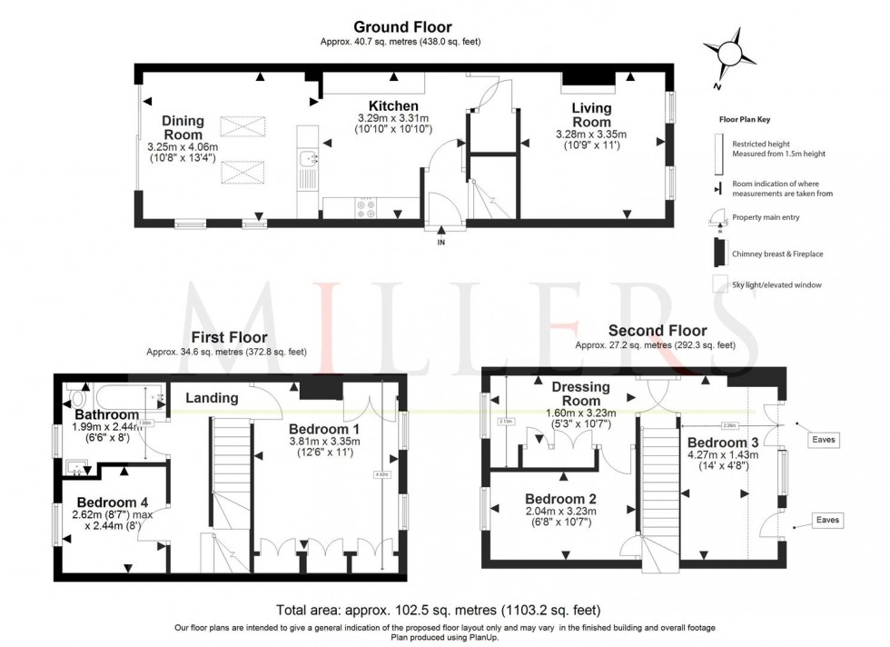 Floorplan for Sunnyside Road, Epping