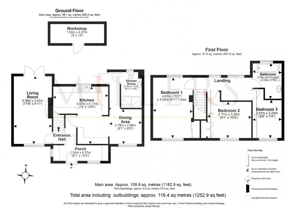 Floorplan for Beamish Close, North Weald