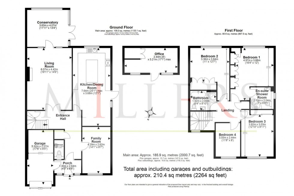 Floorplan for High Road, North Weald