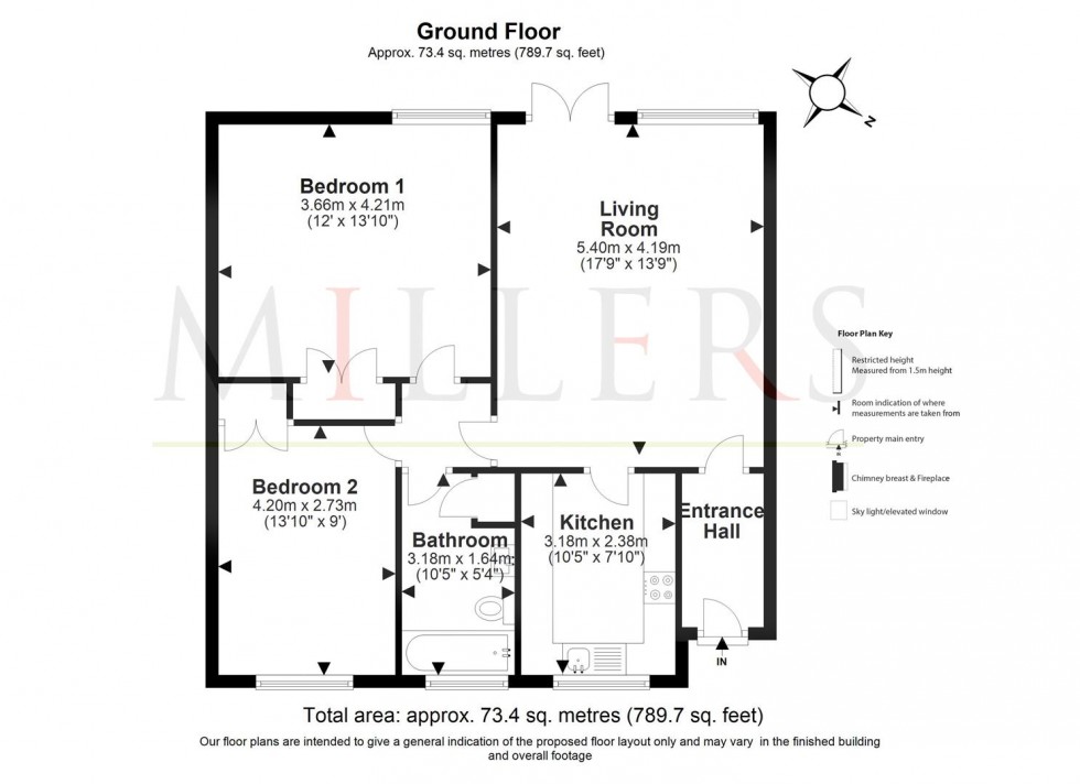 Floorplan for Pine View Manor, Epping