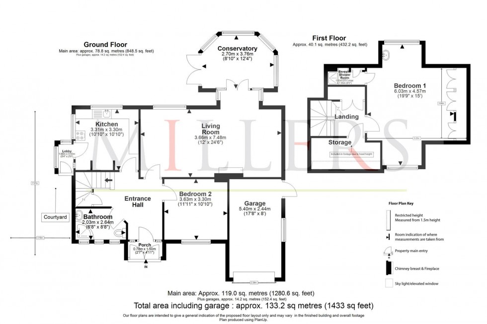 Floorplan for Highfield Place, Epping