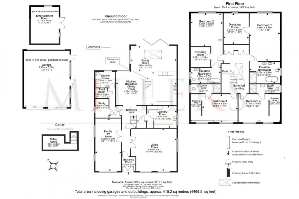 Floorplan for Middle Street, Nazeing, Essex