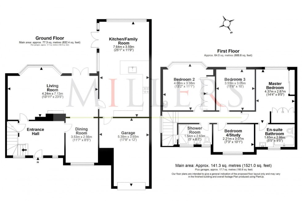 Floorplan for Station Road, Epping