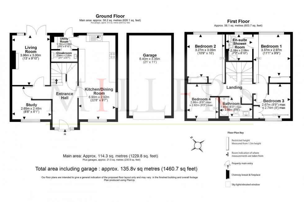 Floorplan for Dormer Drive, Silver End