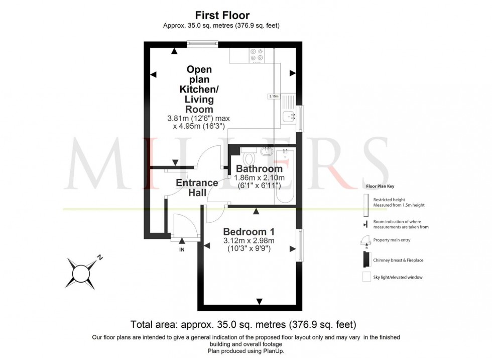 Floorplan for Buttercross Lane, Epping