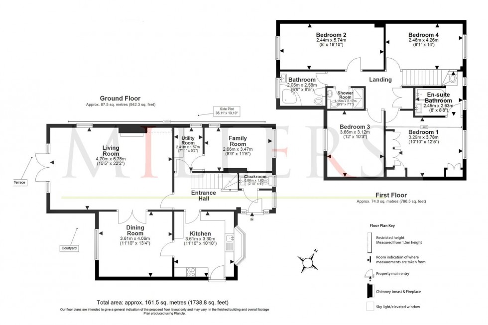 Floorplan for Lower Swaines, Epping