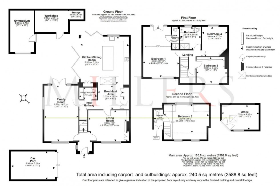 Floorplan for Garden Fields, Stanford Rivers