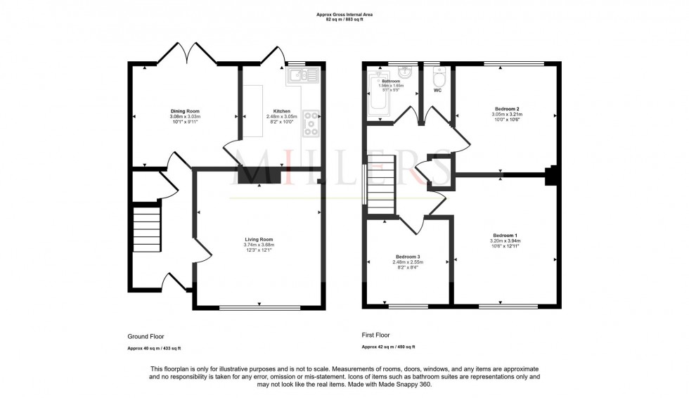 Floorplan for Wheelers, Epping