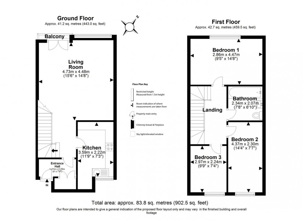 Floorplan for High Street, Epping