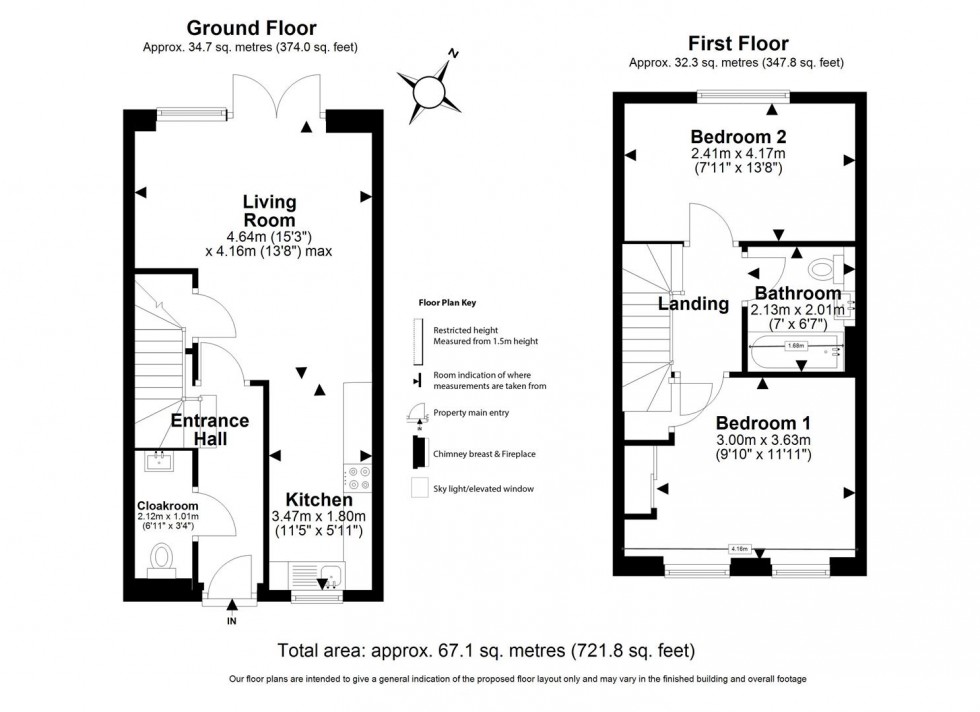 Floorplan for Chiron Square, Harlow