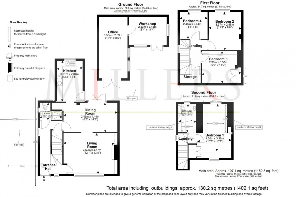 Floorplan for London Road, Abridge