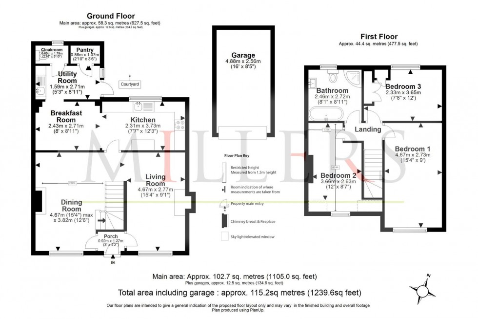 Floorplan for Duck Lane, Thornwood