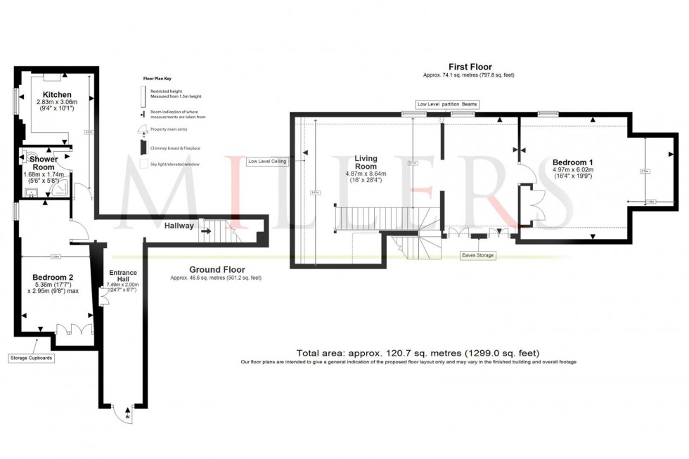 Floorplan for Houblons Hill, Coopersale Street, Epping