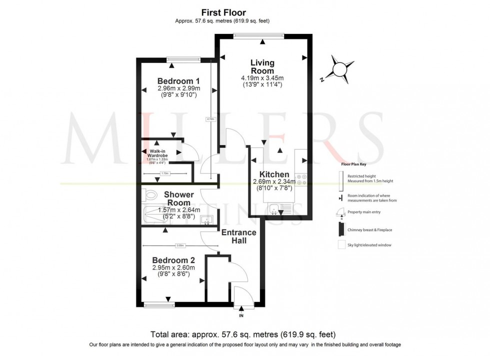 Floorplan for Hemnall Street, Epping