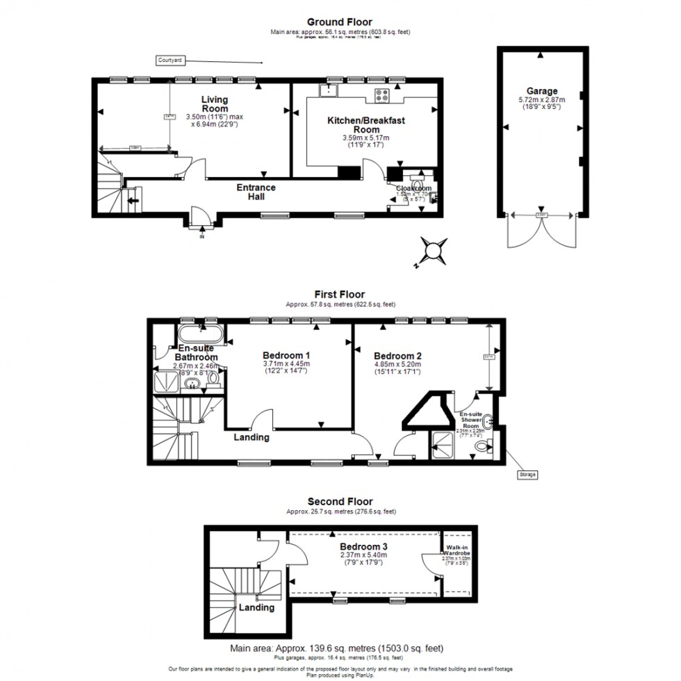 Floorplan for Hill Hall, Theydon Mount, Epping