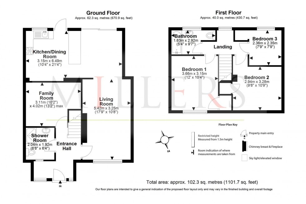 Floorplan for Coronation Hill, Epping