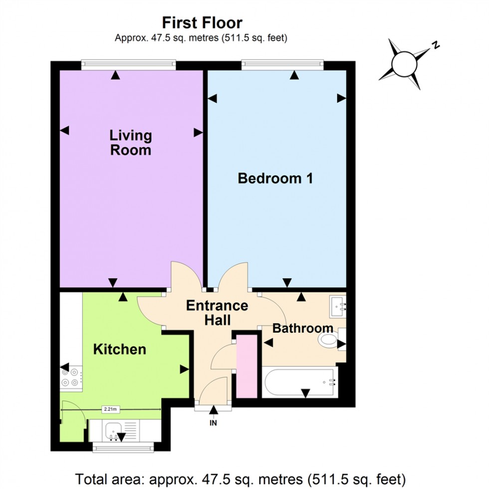 Floorplan for Forest Drive, Theydon Bois