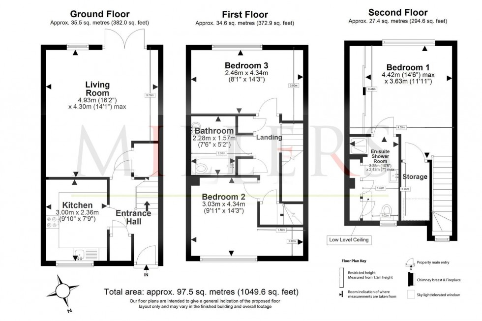 Floorplan for Wren Drive, Margherita Road, Waltham Abbey