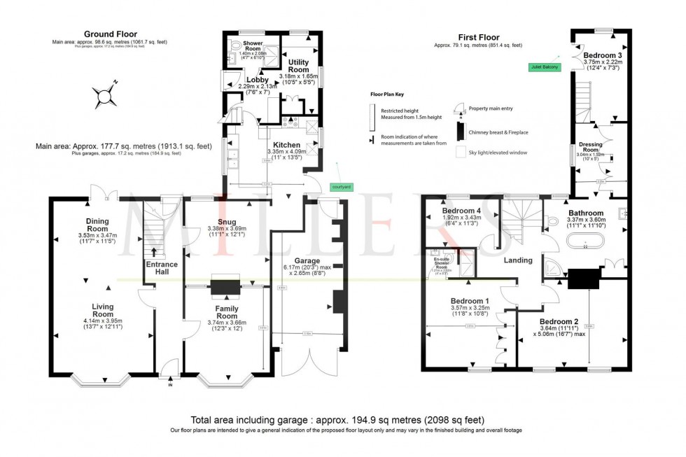 Floorplan for Church Hill, Epping