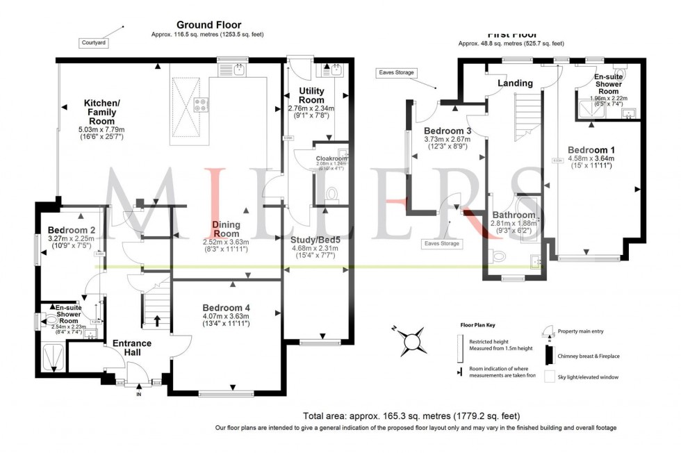 Floorplan for Lynceley Grange, Epping