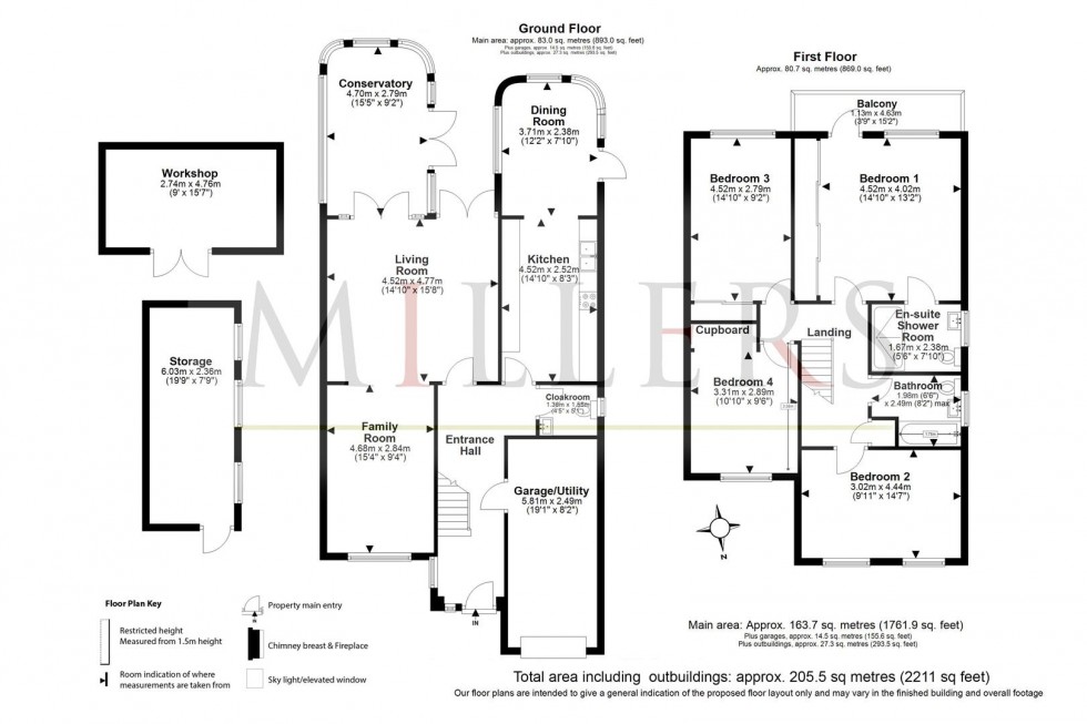 Floorplan for Epping Road, Nazeing