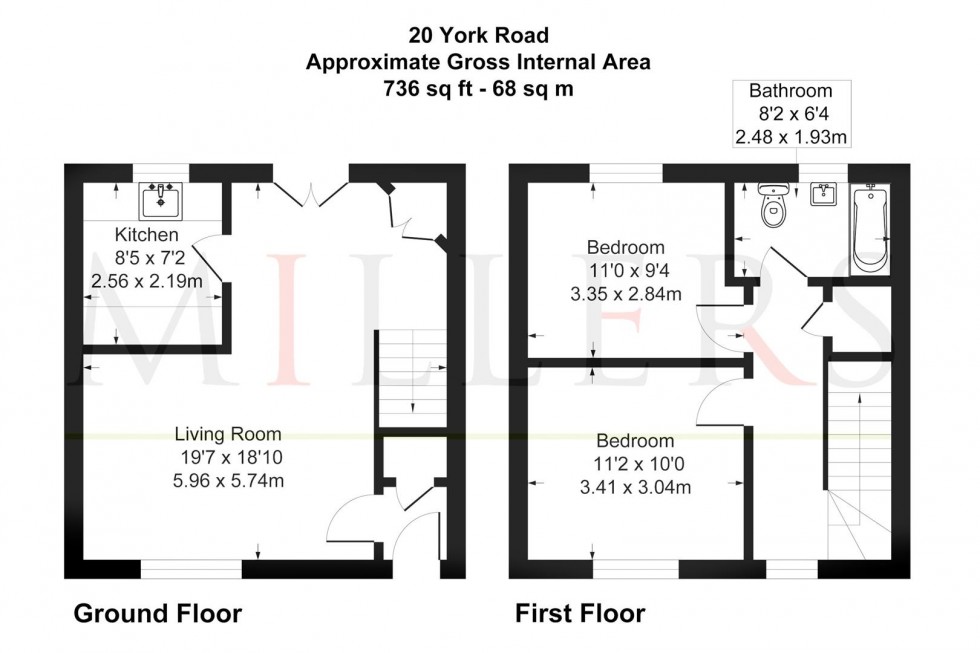 Floorplan for York Road, North Weald