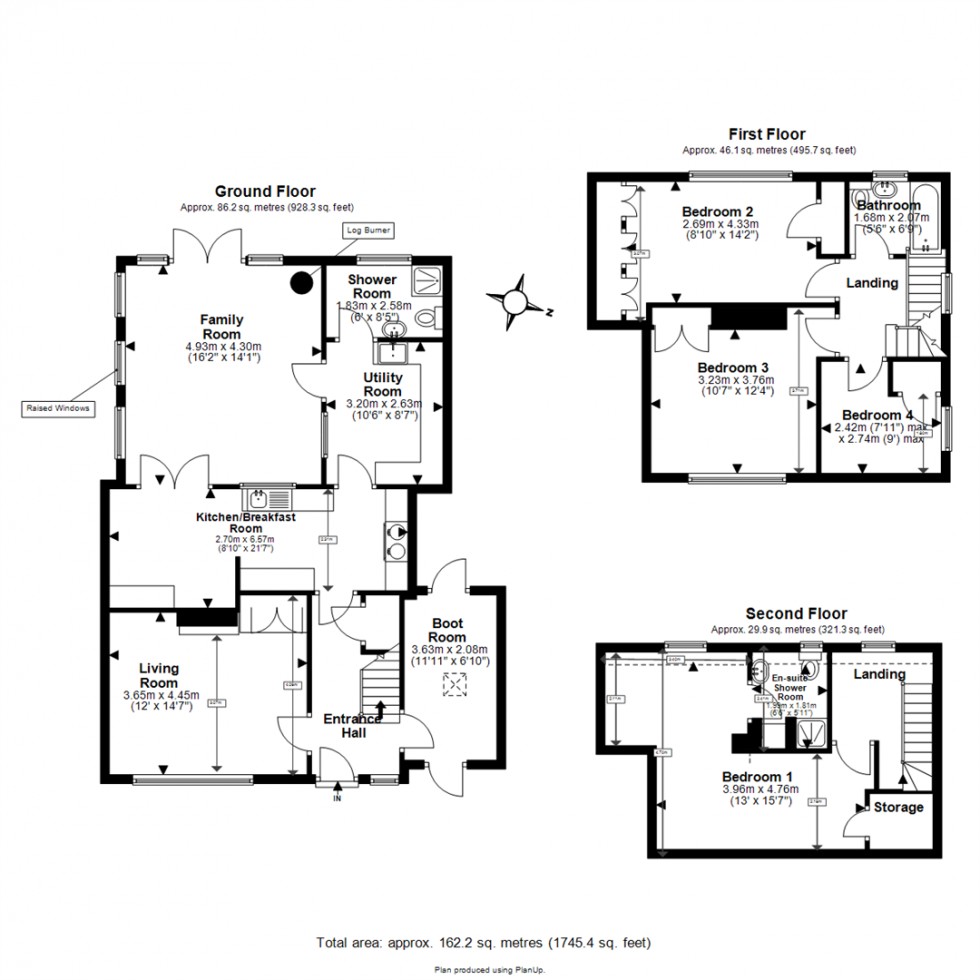 Floorplan for Hill Top, School Road, Toot Hill,