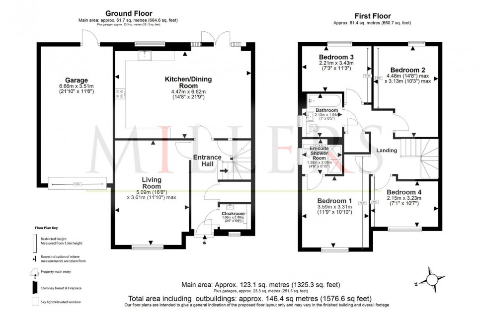 Floorplan for Honey Lane, Waltham Abbey