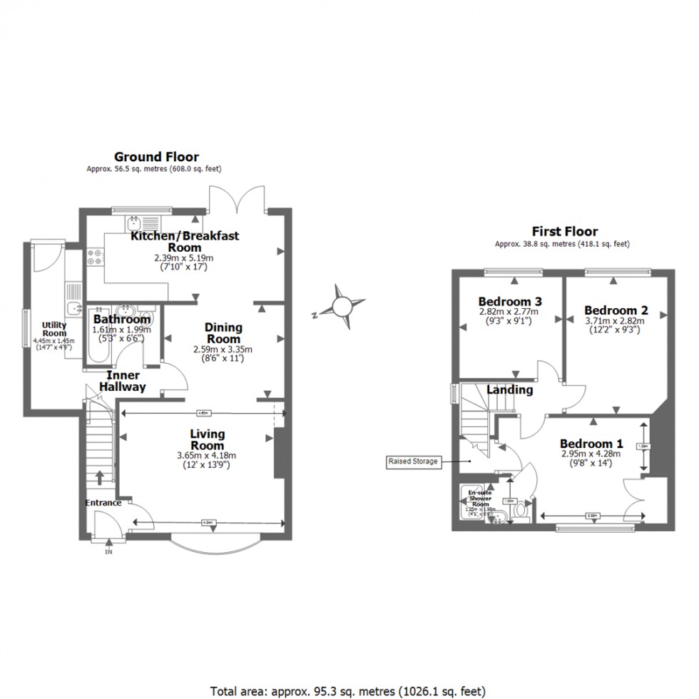 Floorplan for Colvers, Matching Green