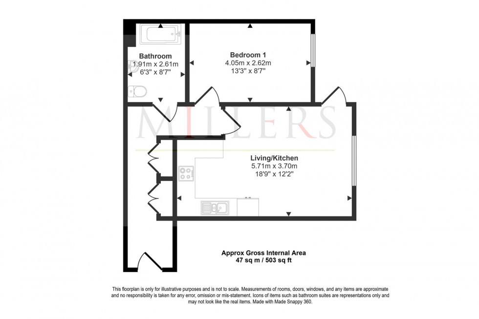 Floorplan for Jacks Farm Way, Chingford