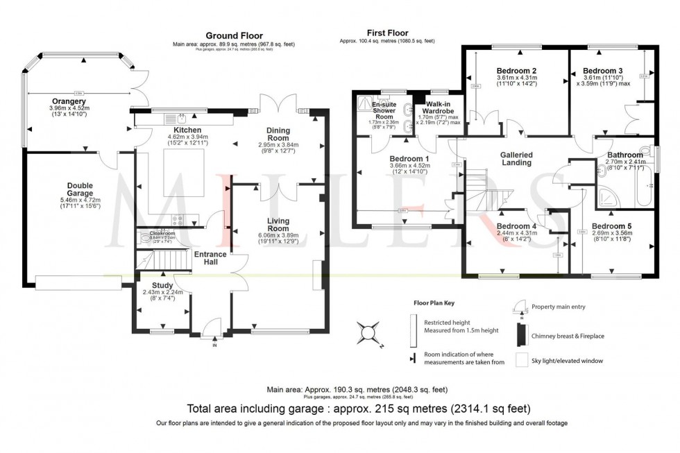 Floorplan for Kendal Avenue, Epping
