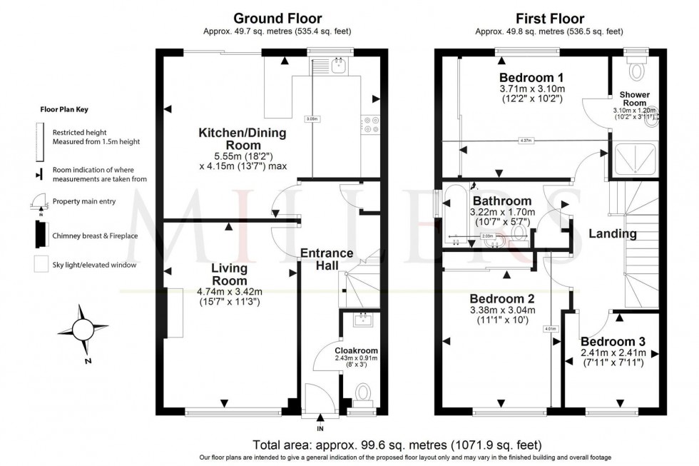 Floorplan for Upland Road, Thornwood