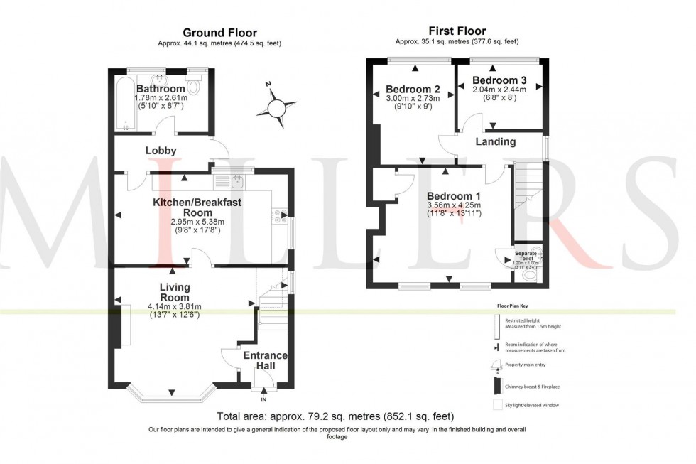 Floorplan for Shaftesbury Road, Epping