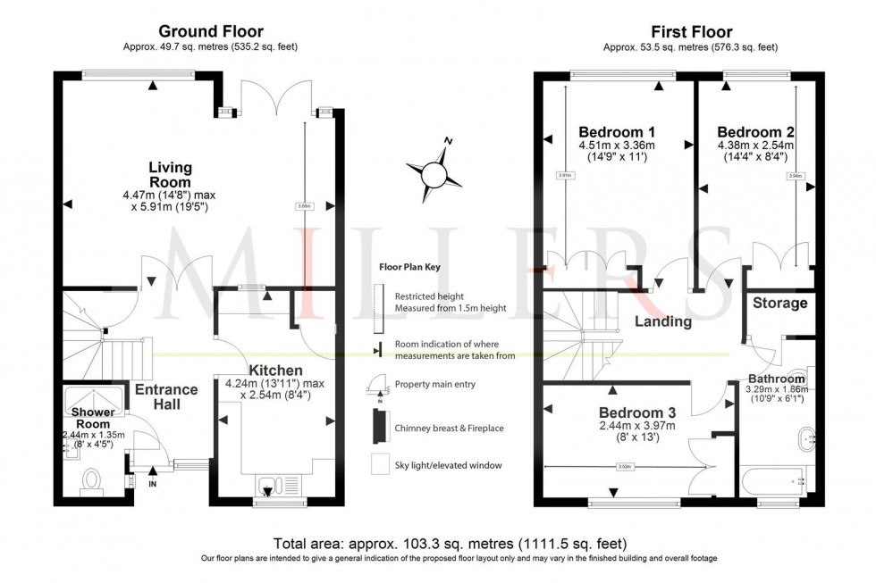 Floorplan for Station Road, Epping