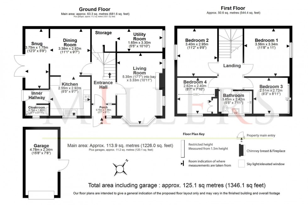 Floorplan for Upper Swaines, Epping